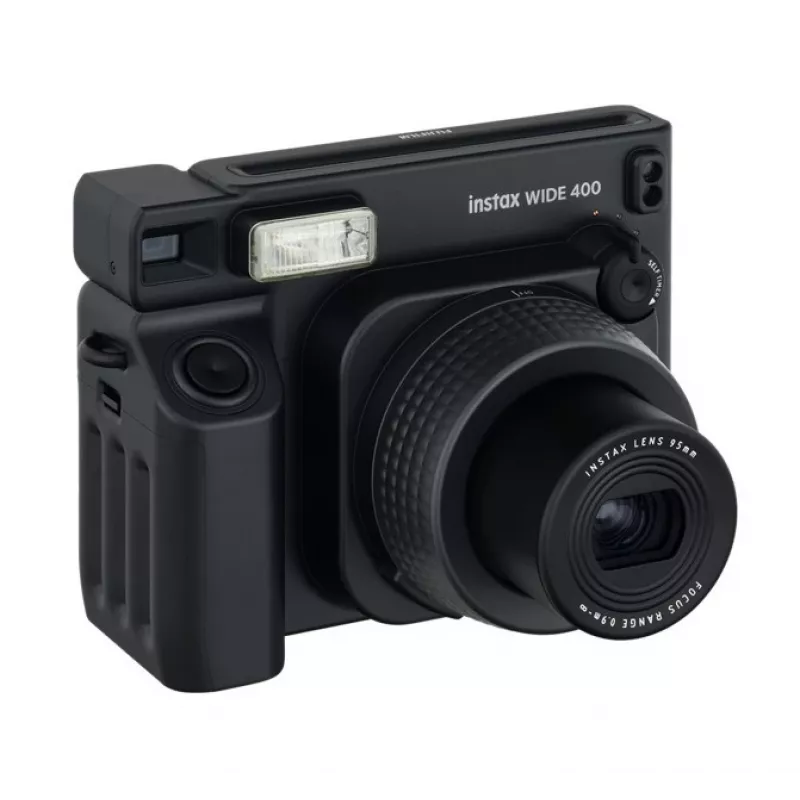 FUJIFILM instax WIDE 400 hetkepildikaamera — laiformaadilised 62×99 mm pildid, sisseehitatud välk, must, 16975362