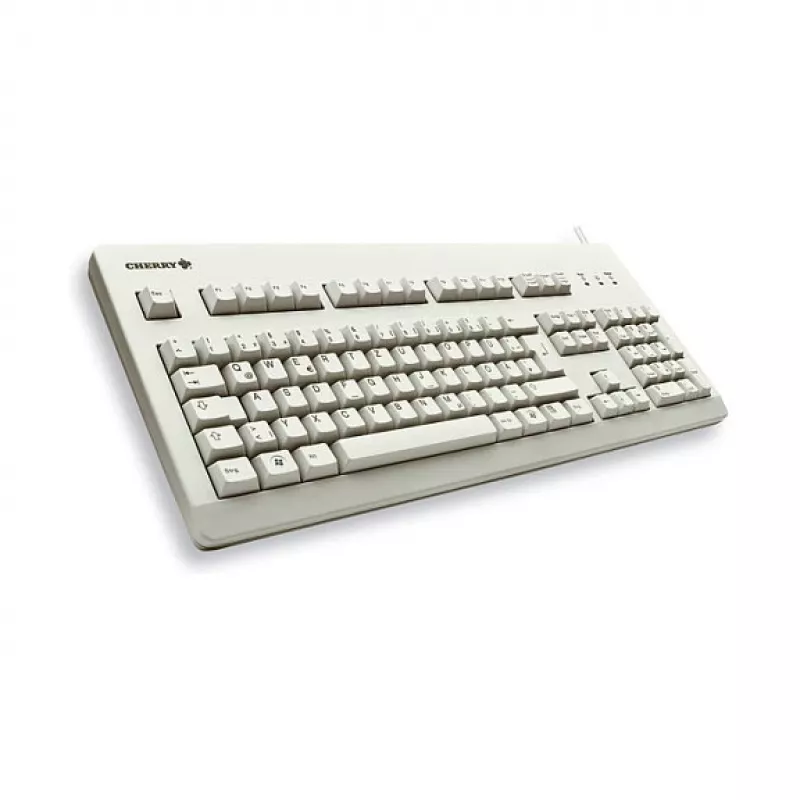CHERRY G80-3000 mehaaniline klaviatuur G80-3000LXCEU-0 MX Brown täissuuruses US/International PS/2+USB helehall