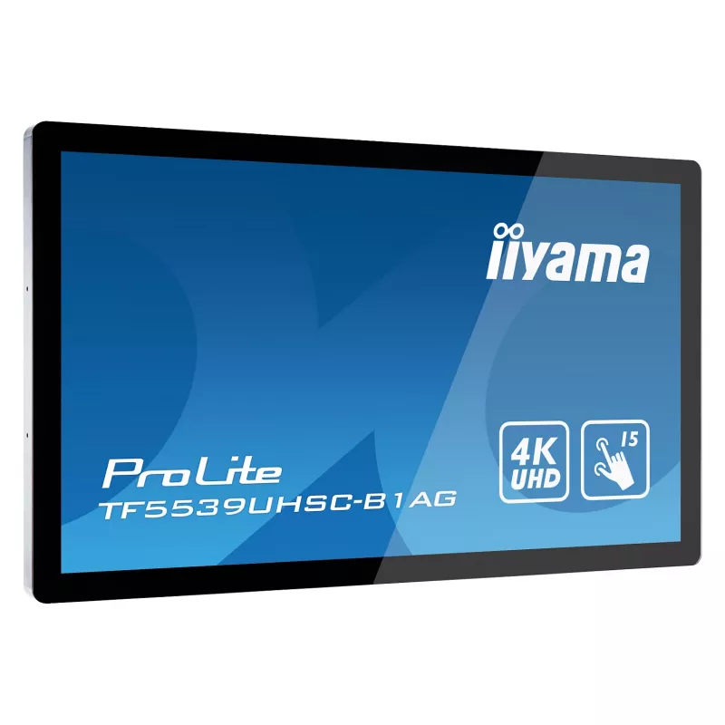 Iiyama ProLite TF5539UHSC-B1AG 55 tolli 4K UHD PCAP 50-puute IPS LED monitor must