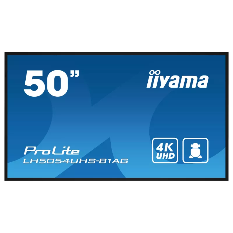 Iiyama ProLite LH5054UHS-B1AG 50 tolli 4K UHD VA kaubanduslik signaalkuvar 24/7 Android