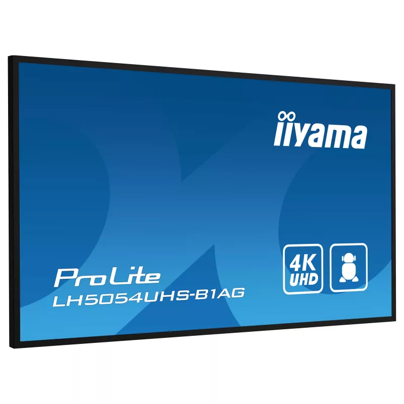 Iiyama ProLite LH5054UHS-B1AG 50 tolli 4K UHD VA kaubanduslik signaalkuvar 24/7 Android