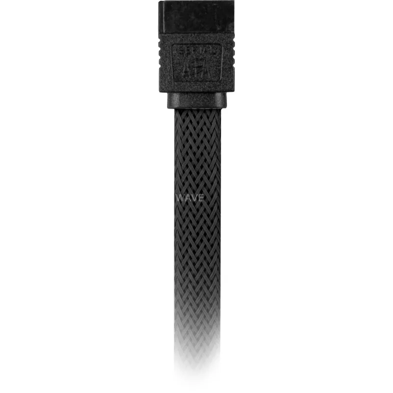 Sharkoon SATA III kaabel 60 cm must varrukaga