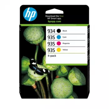 HP 934/935 originaalne tindikassett 4-pakk (must, tsüaan, magenta, kollane)