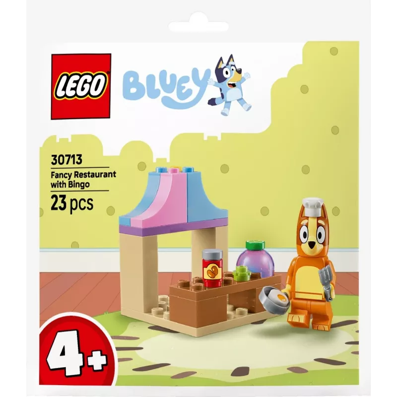 LEGO Bluey 30713 Fancy Restaurant koos Bingoga Mini-Builds Polybag