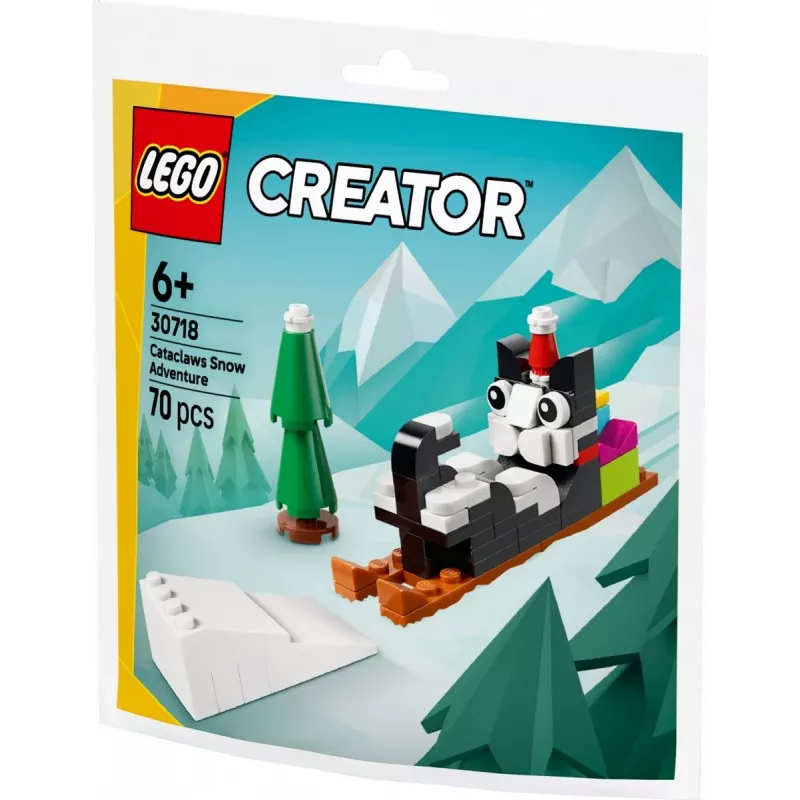 LEGO Creator 30718 Cataclaws Snow Adventure Polybag 60-osaline 3-ühes ehituskomplekt