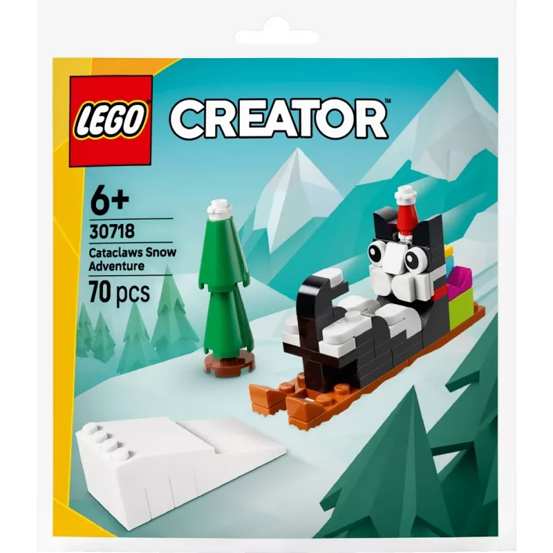 LEGO Creator 30718 Cataclaws Snow Adventure Polybag 60-osaline 3-ühes ehituskomplekt