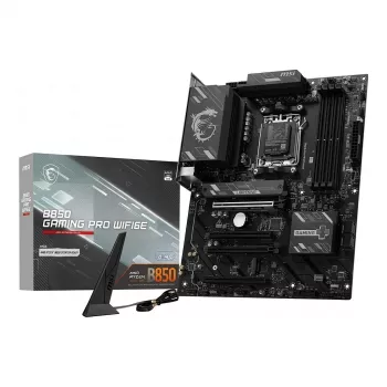 MSI B850 Gaming Pro WiFi6E emaplaat, AMD AM5, DDR5, Wi-Fi 6E, Bluetooth 5.2, 2.5G LAN, Micro-ATX