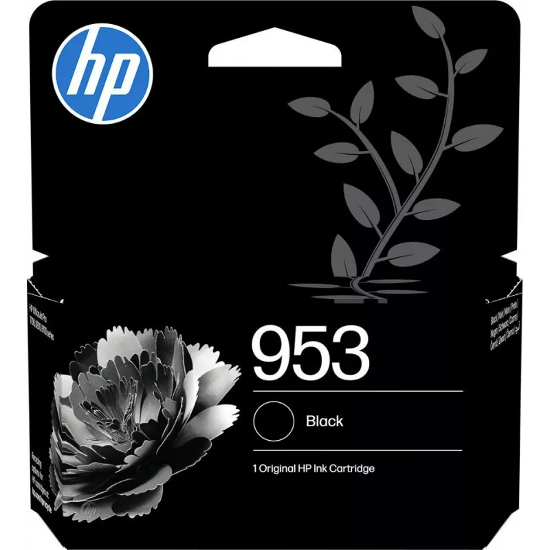 HP 953 Must originaal tindikassett (20 ml) OfficeJet Pro jaoks