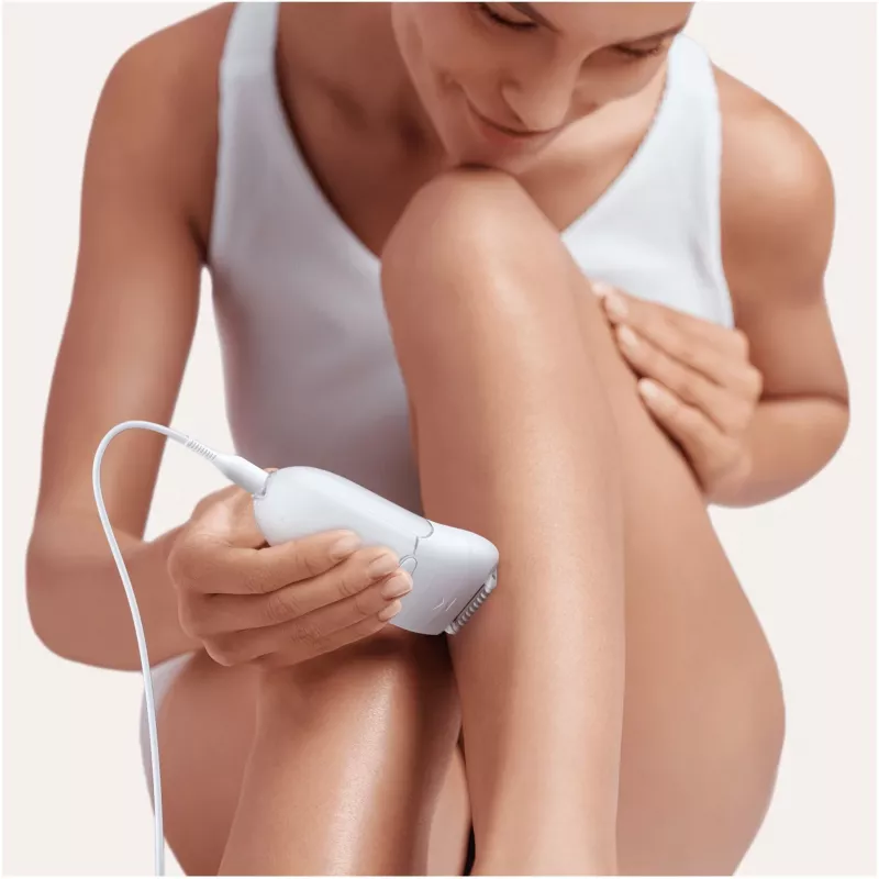 Braun Silk-épil 5 5-825 Power Epilaator, Valge/Roosa, 28 pintsettidega, MicroGrip, Juhtmega
