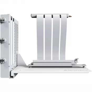 MONTECH Vertical GPU Mounting Kit PCIe 4.0 Riser Cable White 20cm