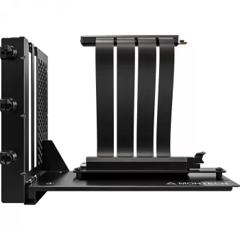 MONTECH Vertikaalne GPU kinnituskomplekt PCIe 4.0 tõstekaabliga, must, 20 cm