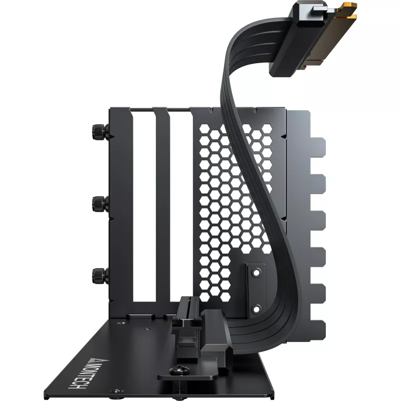 MONTECH Vertikaalne GPU kinnituskomplekt PCIe 4.0 tõstekaabliga, must, 20 cm