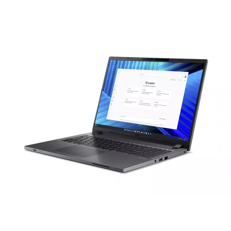 Acer TravelMate P2 TMP216-71-G3-TCO 16 inch WUXGA IPS Sülearvuti Intel Core Ultra 5 125H 16GB RAM 512GB SSD Windows 11 Pro Sõrmejäljelugeja Kaardilugeja 3-aastane Kohapealne Järgmise Tööpäeva Teenindus