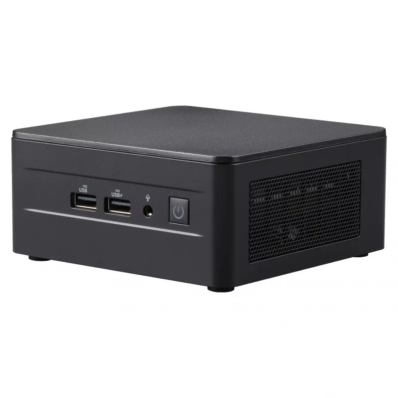 ASUS NUC 13 Pro Tall Kit RNUC13L3HV500000I - Barebone - Mini-PC - Intel Core i5-1350P - Ilma RAM-ita - Ilma salvestusruumita - Intel Iris Xe Graphics - Wi-Fi 6E - Bluetooth 5.3 - 2.5GbE - vPro - Must