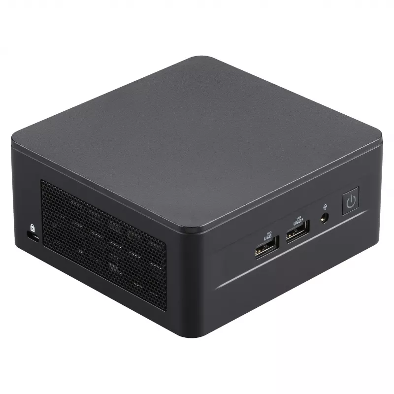 ASUS NUC 13 Pro Tall Kit RNUC13L3HV500000I - Barebone - Mini-PC - Intel Core i5-1350P - Ilma RAM-ita - Ilma salvestusruumita - Intel Iris Xe Graphics - Wi-Fi 6E - Bluetooth 5.3 - 2.5GbE - vPro - Must
