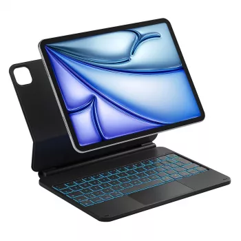 Inateck klaviatuurikorpus puuteplaadiga iPad Pro 11-tollisele ja iPad Air 10.9-tollisele (4./5. põlvkond), QWERTZ-paigutus, must