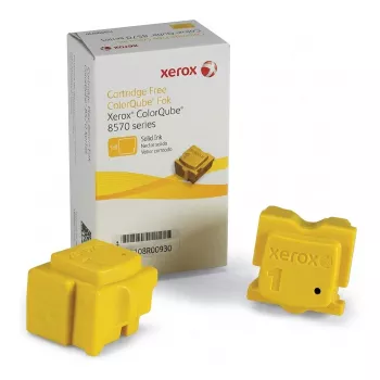 Xerox 108R00933 Solid Ink Yellow - 1 Stick - for ColorQube 8570, 8580