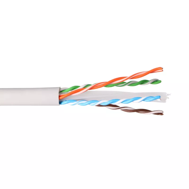 EXTRALINK CAT6A UTP (U/UTP) Indoor Twisted Pair Cable 50m Grey