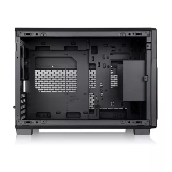 Thermaltake TR200 WS Super Mini Tower korpus, must/puit, karastatud klaas