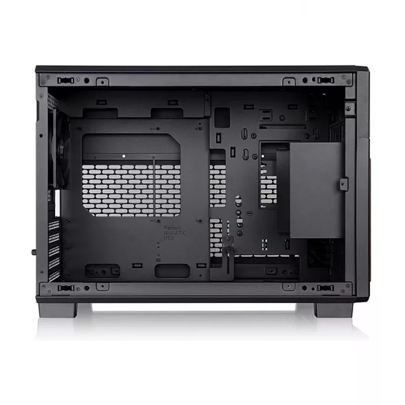 Thermaltake TR200 WS Super Mini Tower korpus, must/puit, karastatud klaas