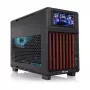 Thermaltake TR200 WS Super Mini Tower korpus, must/puit, karastatud klaas