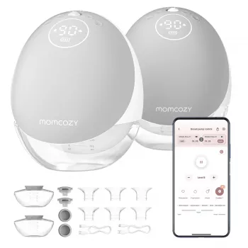 Momcozy M9 Double Wearable Electric Breast Pump Gray 150ml