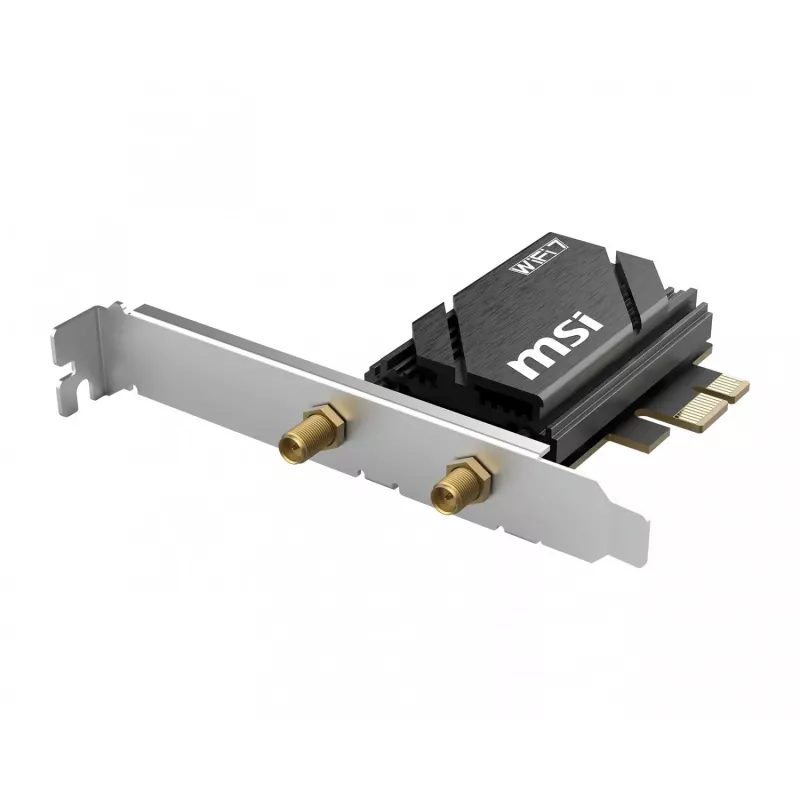 MSI Herald BE6500 WiFi 7 PCIe võrgukaart
