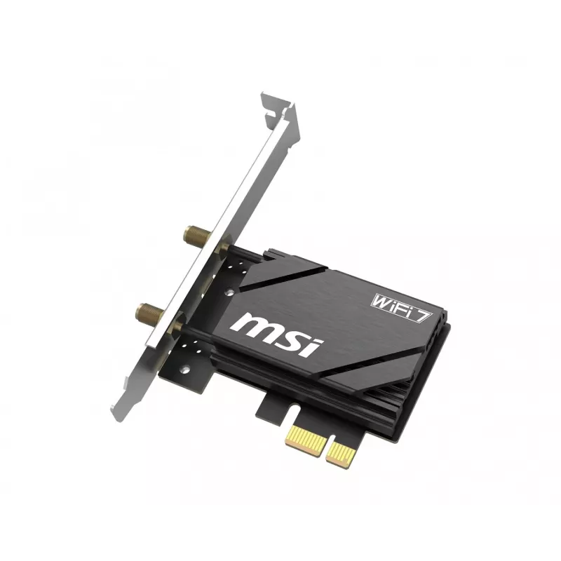MSI Herald BE6500 WiFi 7 PCIe võrgukaart