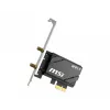 MSI Herald BE6500 WiFi 7 PCIe võrgukaart