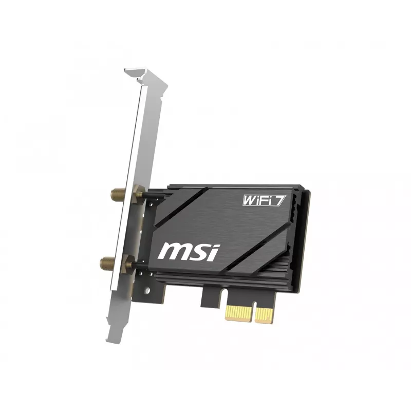 MSI Herald BE6500 WiFi 7 PCIe võrgukaart