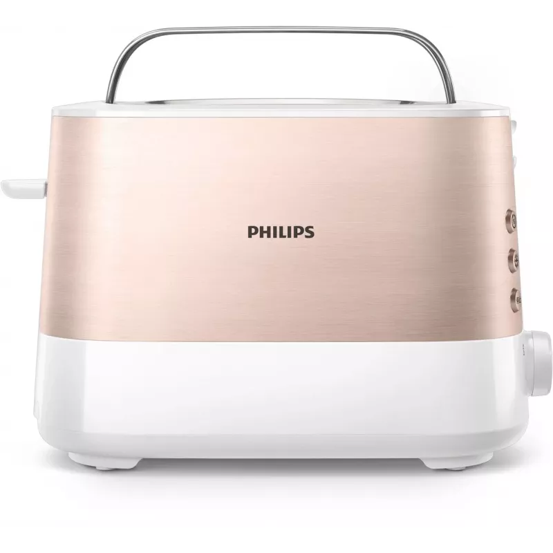 Philips Viva Collection HD2638/11 Röstseade 2 viilu 950 W Roosakuldne, Valge