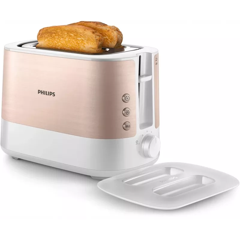 Philips Viva Collection HD2638/11 Röstseade 2 viilu 950 W Roosakuldne, Valge