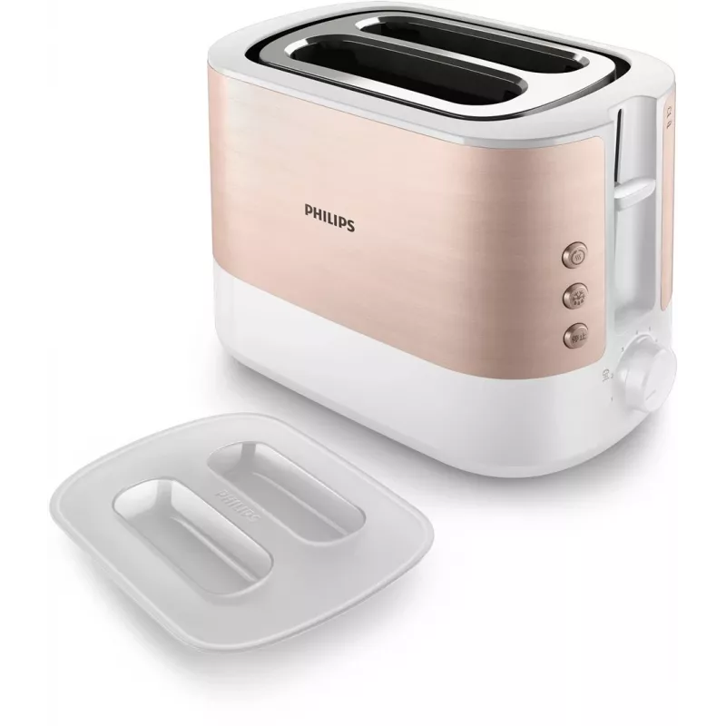 Philips Viva Collection HD2638/11 Röstseade 2 viilu 950 W Roosakuldne, Valge