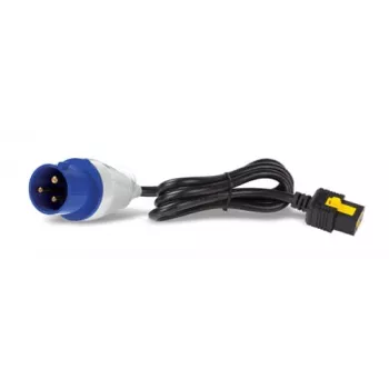 APC toitekaabel - IEC 60309 16A (M) - IEC 60320 C19 - 16 A - 3,0 m - lukustusega - must - osadele: SMT2200I-AR, SMT2200R2I-AR, SMT3000I-AR, SMT3000R2I-AR, SRT1500XLI, SRT2200XLI-KR (AP8758)