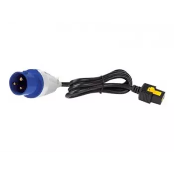 APC toitekaabel - IEC 60309 16A (M) - IEC 60320 C19 - 16 A - 3,0 m - lukustusega - must - osadele: SMT2200I-AR, SMT2200R2I-AR, SMT3000I-AR, SMT3000R2I-AR, SRT1500XLI, SRT2200XLI-KR (AP8758)