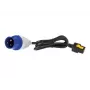 APC toitekaabel - IEC 60309 16A (M) - IEC 60320 C19 - 16 A - 3,0 m - lukustusega - must - osadele: SMT2200I-AR, SMT2200R2I-AR, SMT3000I-AR, SMT3000R2I-AR, SRT1500XLI, SRT2200XLI-KR (AP8758)