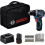 Bosch Professional GSR 12V-32 Akutrell, 12V, sinine/must, 2x 2,0 Ah Li-Ion akud, 24-osaline tarvikukomplekt, tööriistakott