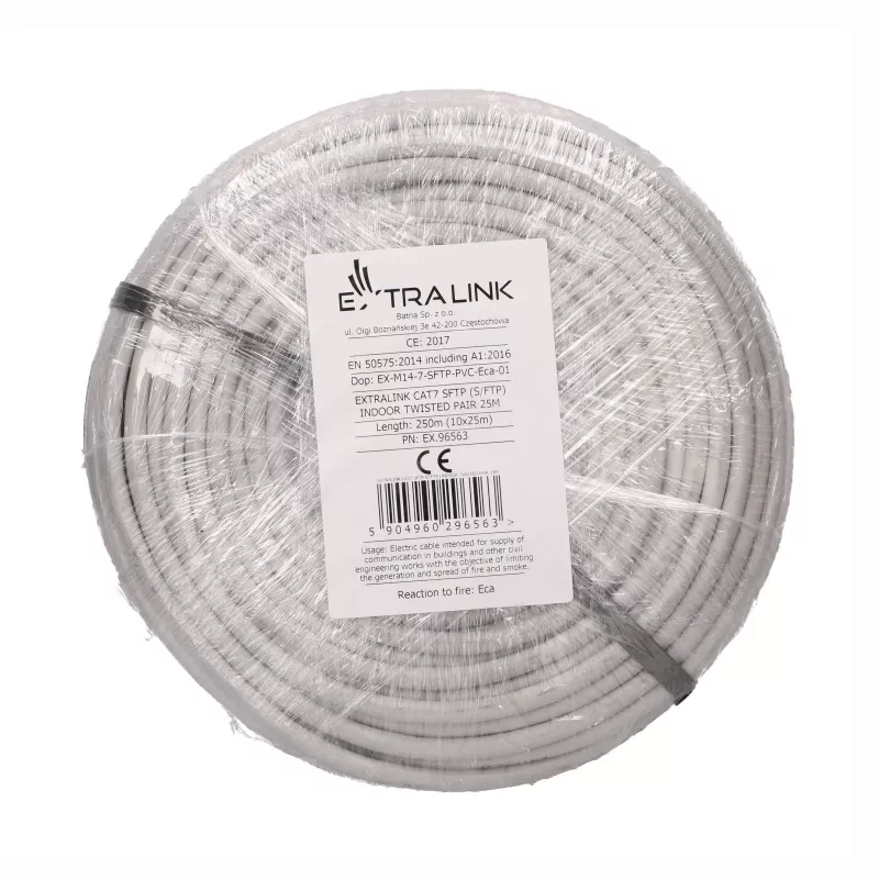 EXTRALINK CAT7 S/FTP Indoor Twisted Pair Network Cable 25m