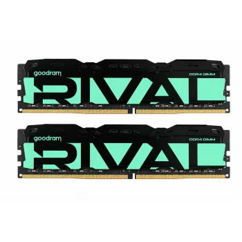 PC-mälu DDR4 Rival Radiant 16GB (2x8GB) 3200MHz CL16 Roheline