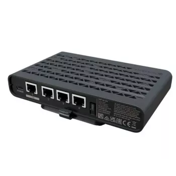 MikroTik hAP be lite A42G-HBEP Wi-Fi 7 Tri-Band Router, 4x 2.5GbE, 1x 10GbE, USB 3.0