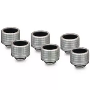 Thermal Grizzly DeltaMate Fitting HT16, nikkelkattega teras, G1/4 inch keere, 6-pakk
