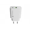 NATEC Ribera seinadapter 1x USB-A + 1x USB-C 20W Valge