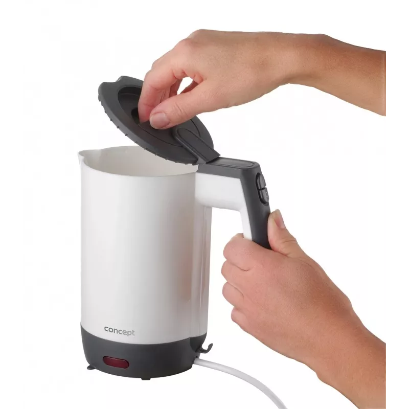 Concept RK7030 Reisiveekeetja 0,5L kahe tassiga, valge