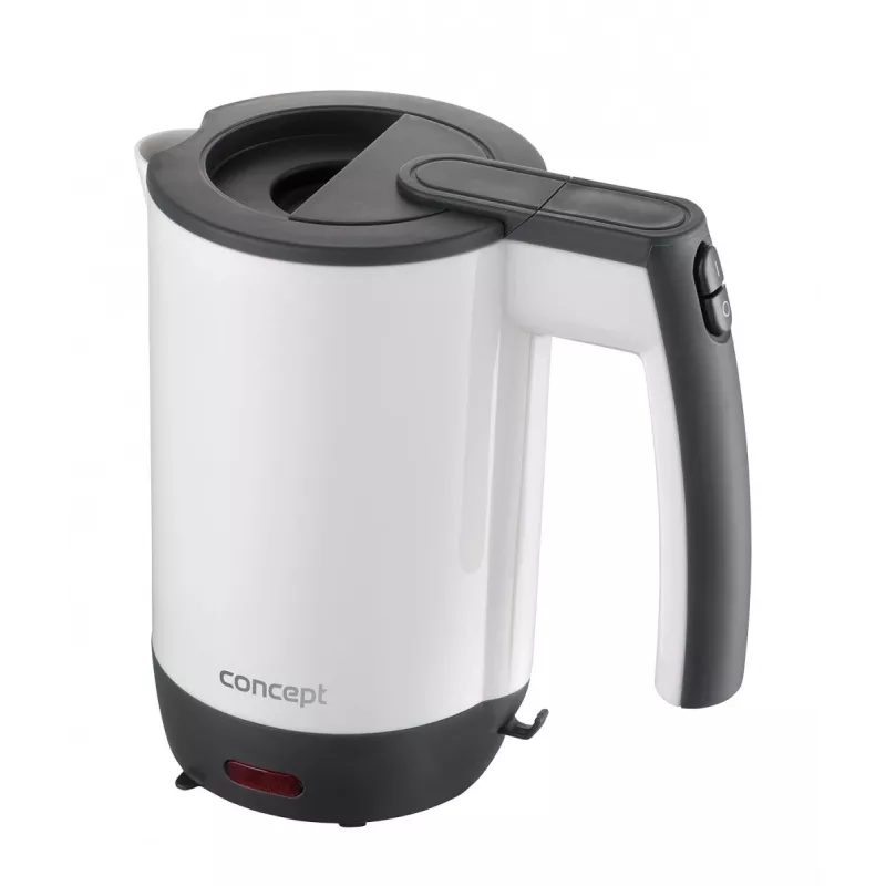 Concept RK7030 Reisiveekeetja 0,5L kahe tassiga, valge