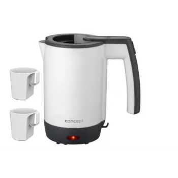 Concept RK7030 Reisiveekeetja 0,5L kahe tassiga, valge