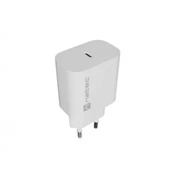 NATEC Ribera Wall Charger 1x USB-C 20W White