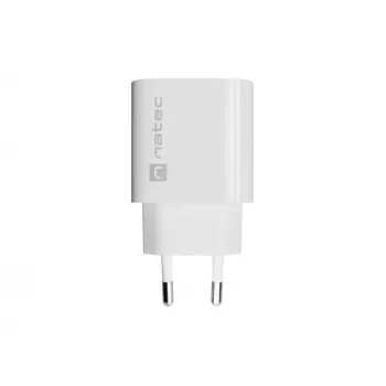 NATEC Ribera Wall Charger 1x USB-A 18W White