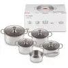 Le Creuset 5-osaline potikomplekt - 3-kihiline roostevabast terasest toiduvalmistuskomplekt