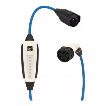 NRGkick Mobile Wallbox 16A 10m Pure for PV Charging (White, 11 kW, 10 Meter Cable, WLAN + Bluetooth)