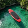 Extralink BLACK FOREST Inflatable SUP Board Red 320x81x15 cm Set with Paddle, Backpack, Pump, Leash, Fin SUP-4025